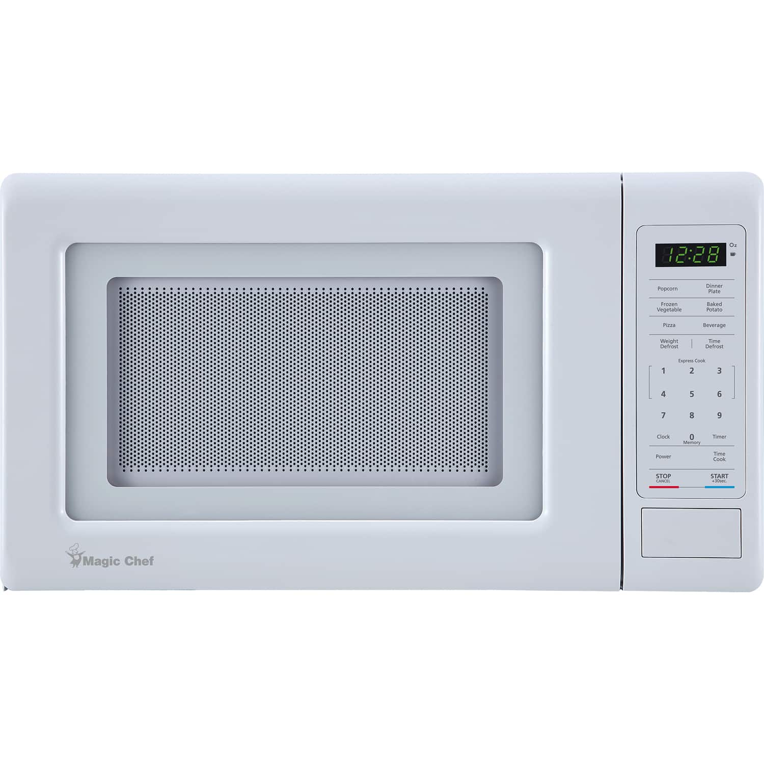 Magic Chef - MC77MW 0.7-Cu. Ft. 700-Watt Countertop Digital Touch Microwave - White
