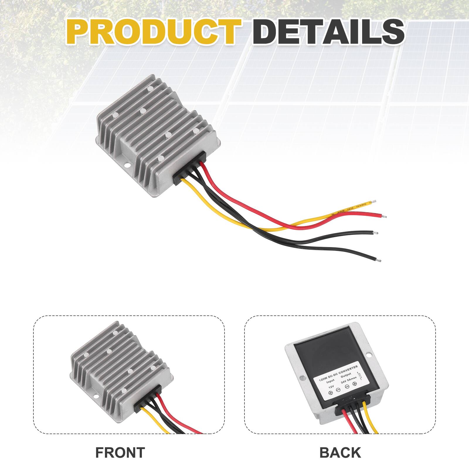 PRODUCT DETAILS

FRONT

BACK