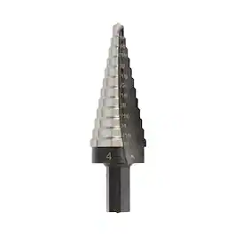 Irwin - Unibit 3/16 to 7/8 in. X 6 in. L High Speed Steel Step Drill Bit Square Shank 1 pc
