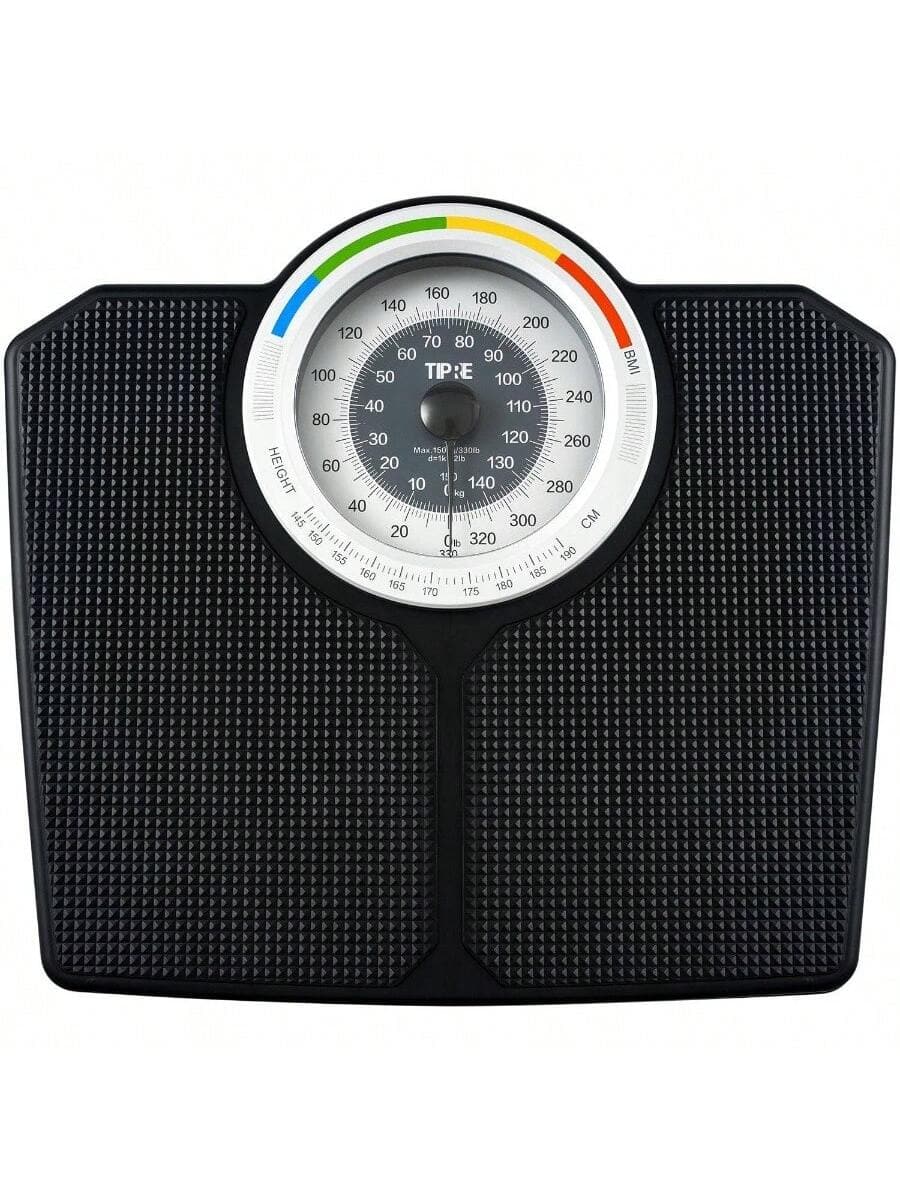 Stamp n Camp - Body weight scale highly accurate, 11.8×11.8 Platform perfect for weight management, Advanced Technology - Black