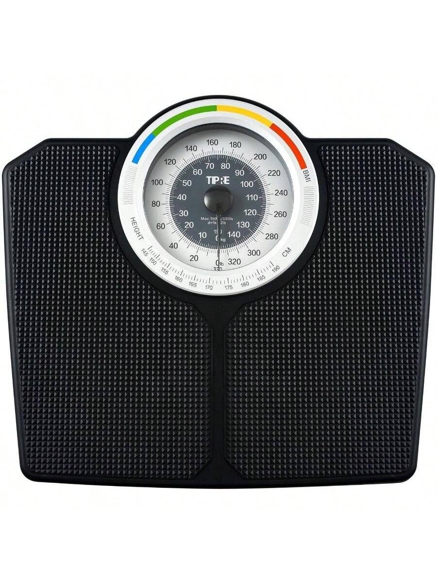 Stamp n Camp - Body weight scale highly accurate, 11.8×11.8 Platform perfect for weight management, Advanced Technology - Black