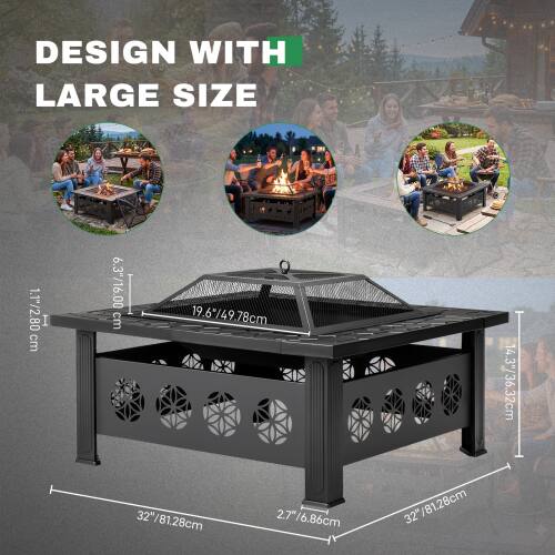 DESIGN WITH LARGE SIZE

cm 1.1"/2.80
cm 6.3"/16.00
19.6/49.78cm 32" 2.7" /6.86cm /81.28cm
32"/81.28cm
14.3"/36.32cm