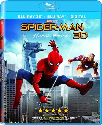 Front. Spider-Man: Homecoming - BLU-RAY 3-D.