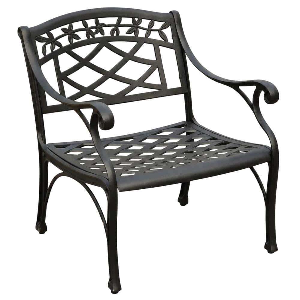 Crosley Furniture - Sedona 2Pc Cast Aluminum Outdoor Lounge Chair Set - 2 Club Chairs - Black price history on PriceWatchPro