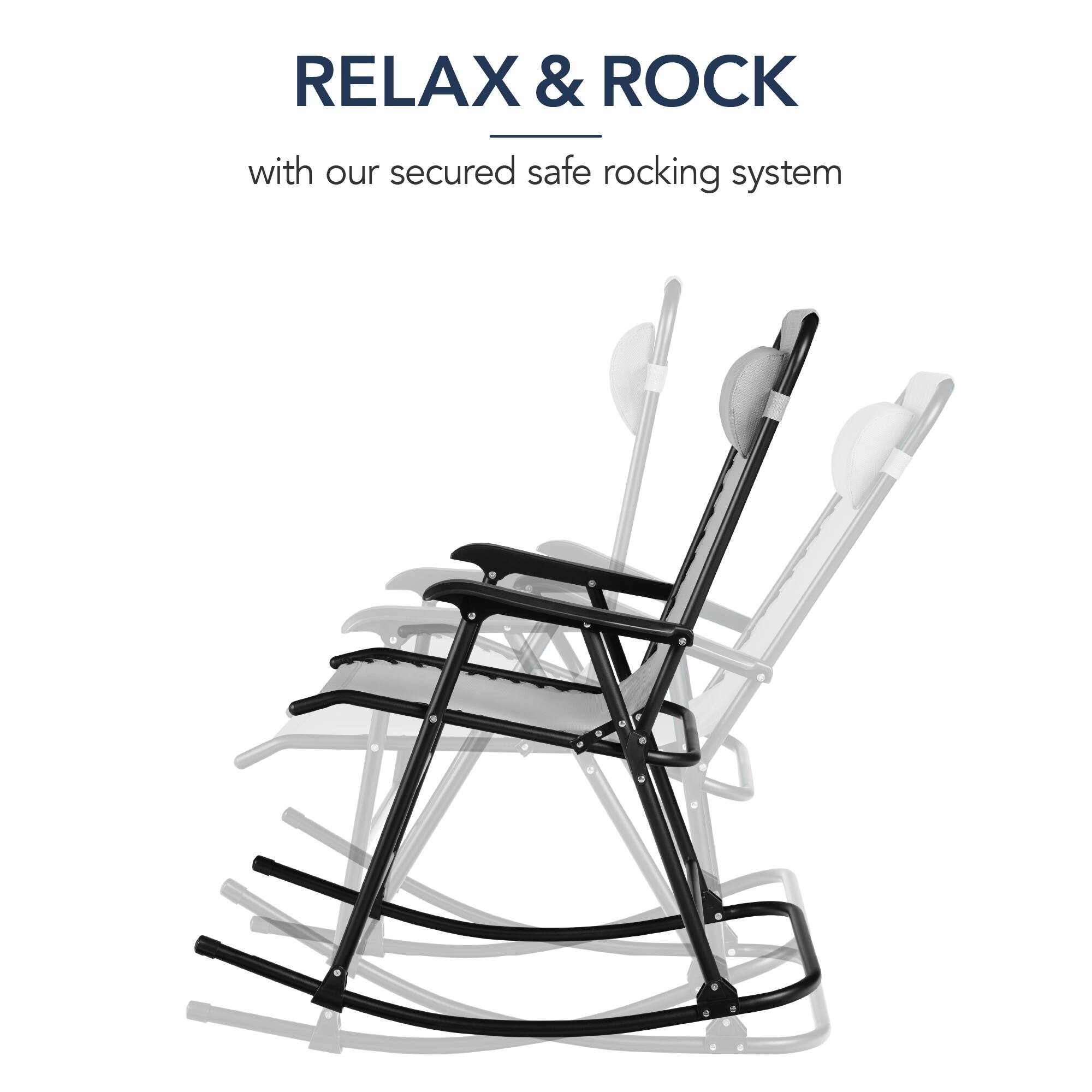 RELAX & ROCK  
with our secured safe rocking system