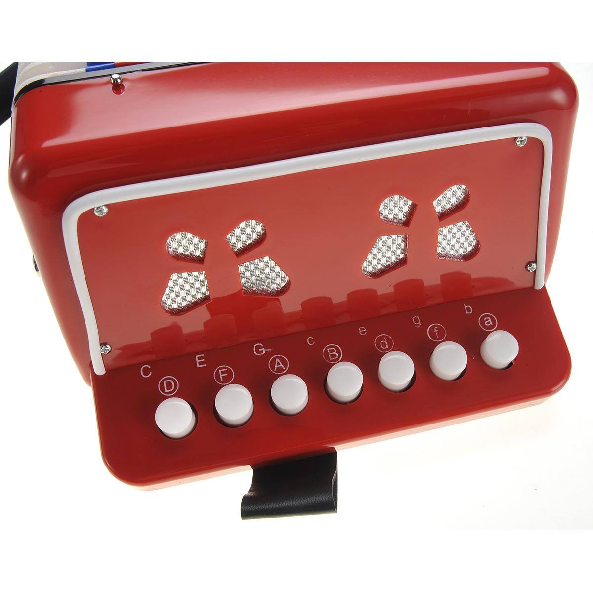 Alt View 1. JuzToys - Kids Accordion Instrument, Mini Accordion for Kids Toddlers Accordion Musical Toy Red - Red.