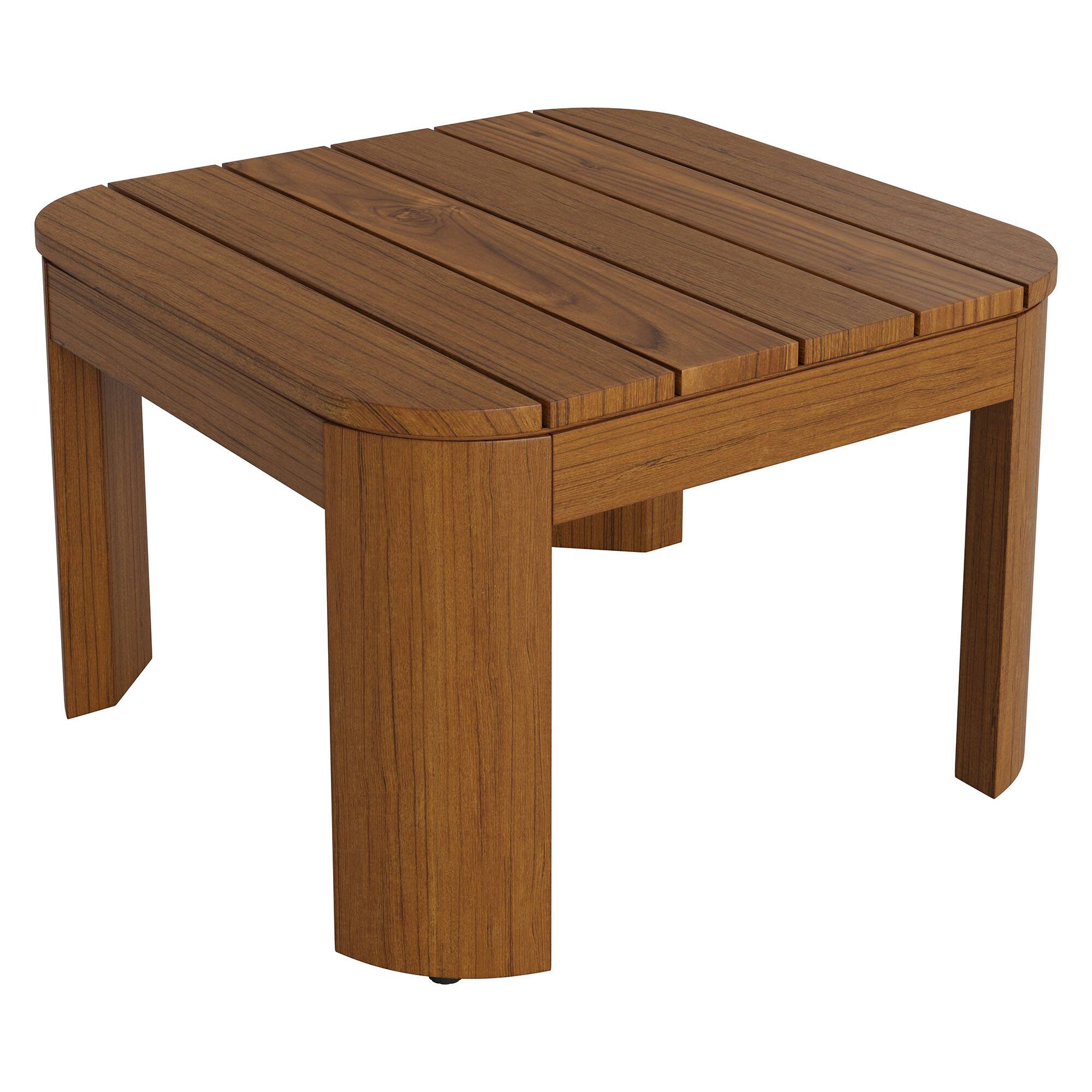 Alt View 2. Modway - Kona Outdoor Teak Wood Side Table by Modway - Natural.