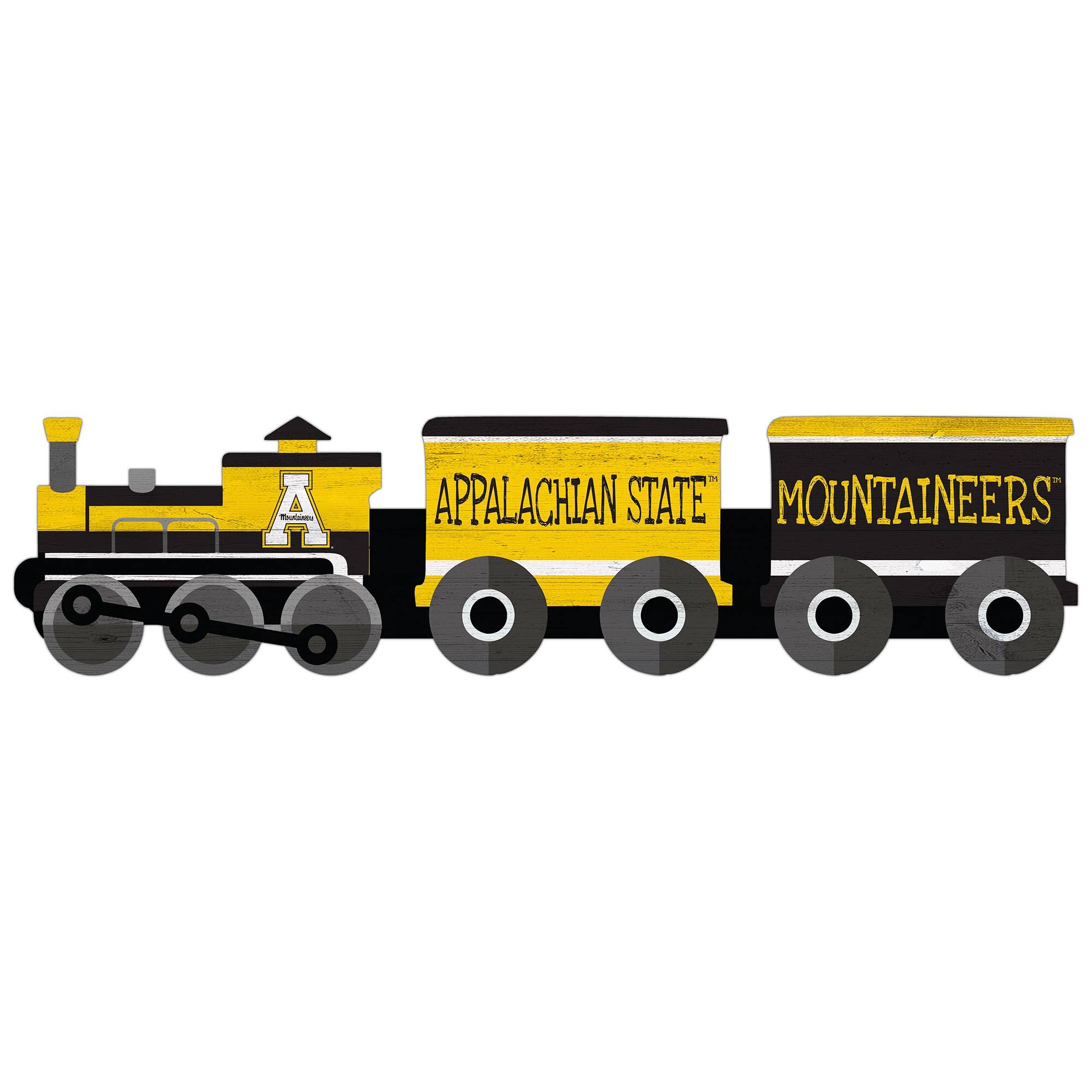 Appalachian State Mountaineers 6'' x 24'' Train Cutout Sign