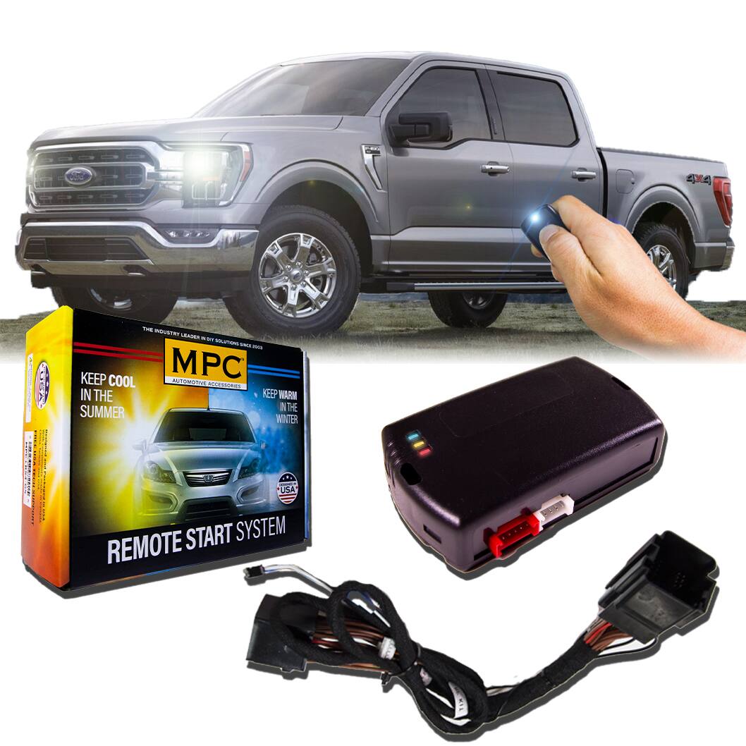 MPC - Remote Start Kit For 2021-2023 Ford F-150 || Plug N Play T-Harness - Black