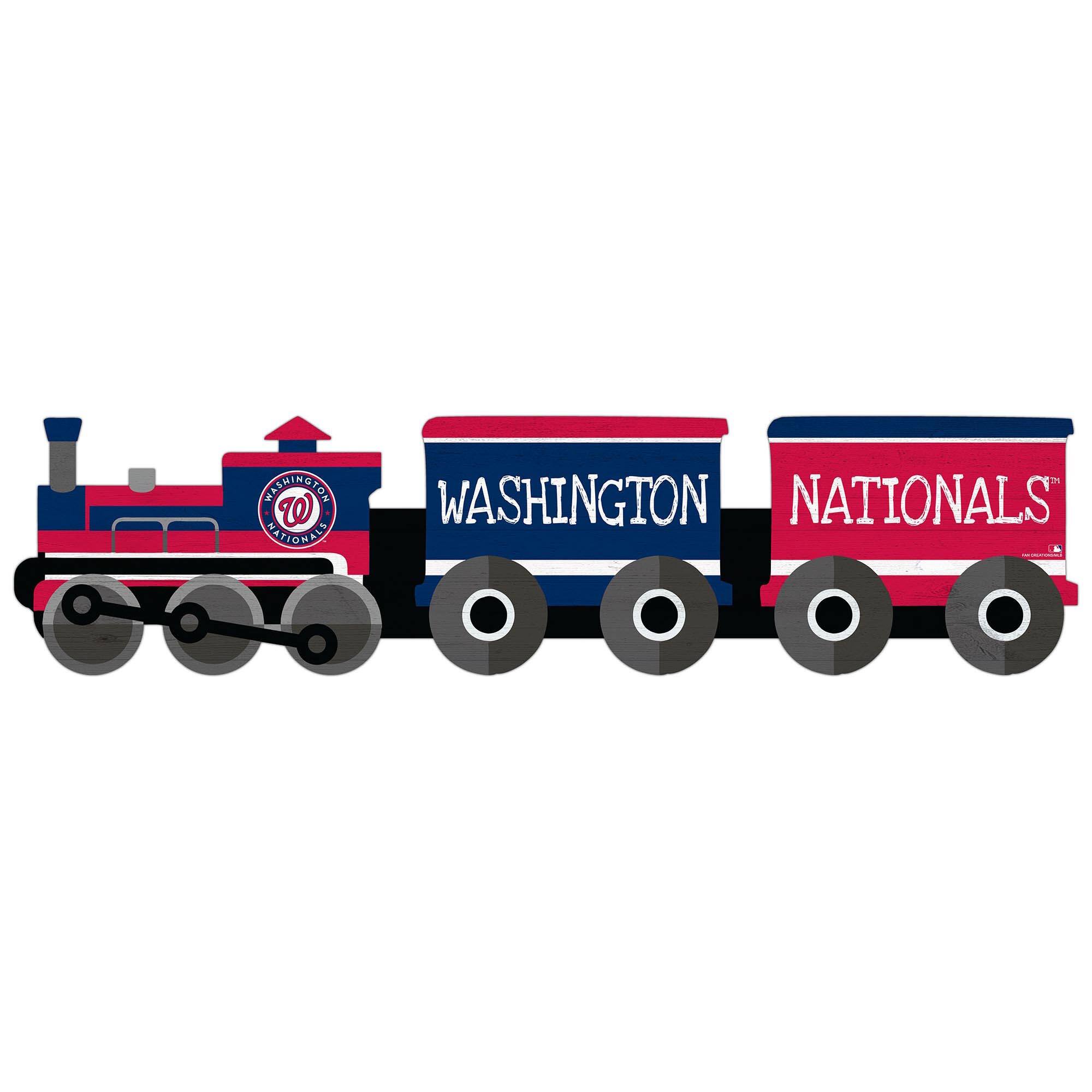 Washington Nationals 6'' x 24'' Train Cutout Sign
