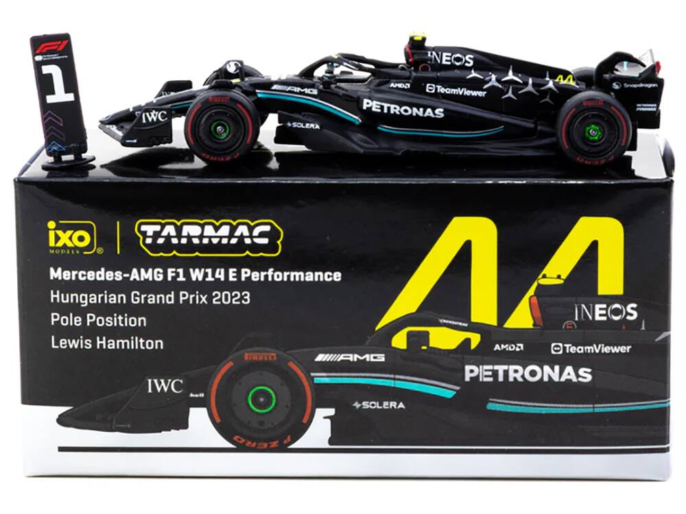FI 1 (WC NEOS IM MIAMO TeamViewer PETRONAS SOLERA M4 iXO TARMAC MODELS Mercedes-AMG F1 W14 E Performance Hungarian Pole Lewis Position Hamilton Grand Prix 2023 AA AMDA TeamViewer INEOS Fwsies AMG PETRONAS IWC SOLERA ZERO

Corrected text:

FI 1 (WC NEOS IM MIAMO TeamViewer PETRONAS SOLERA M4 iXO TARMAC MODELS Mercedes-AMG F1 W14 E Performance Hungarian Grand Prix 2023 Pole Position Lewis Hamilton AA AMDA TeamViewer INEOS AMG PETRONAS IWC SOLERA