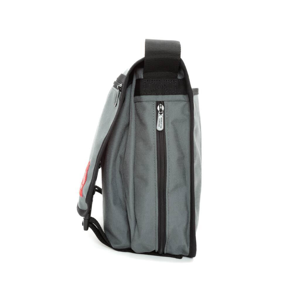 Left. Manhattan Portage - Europa (LG) With Back Zipper, Gray - Gray.