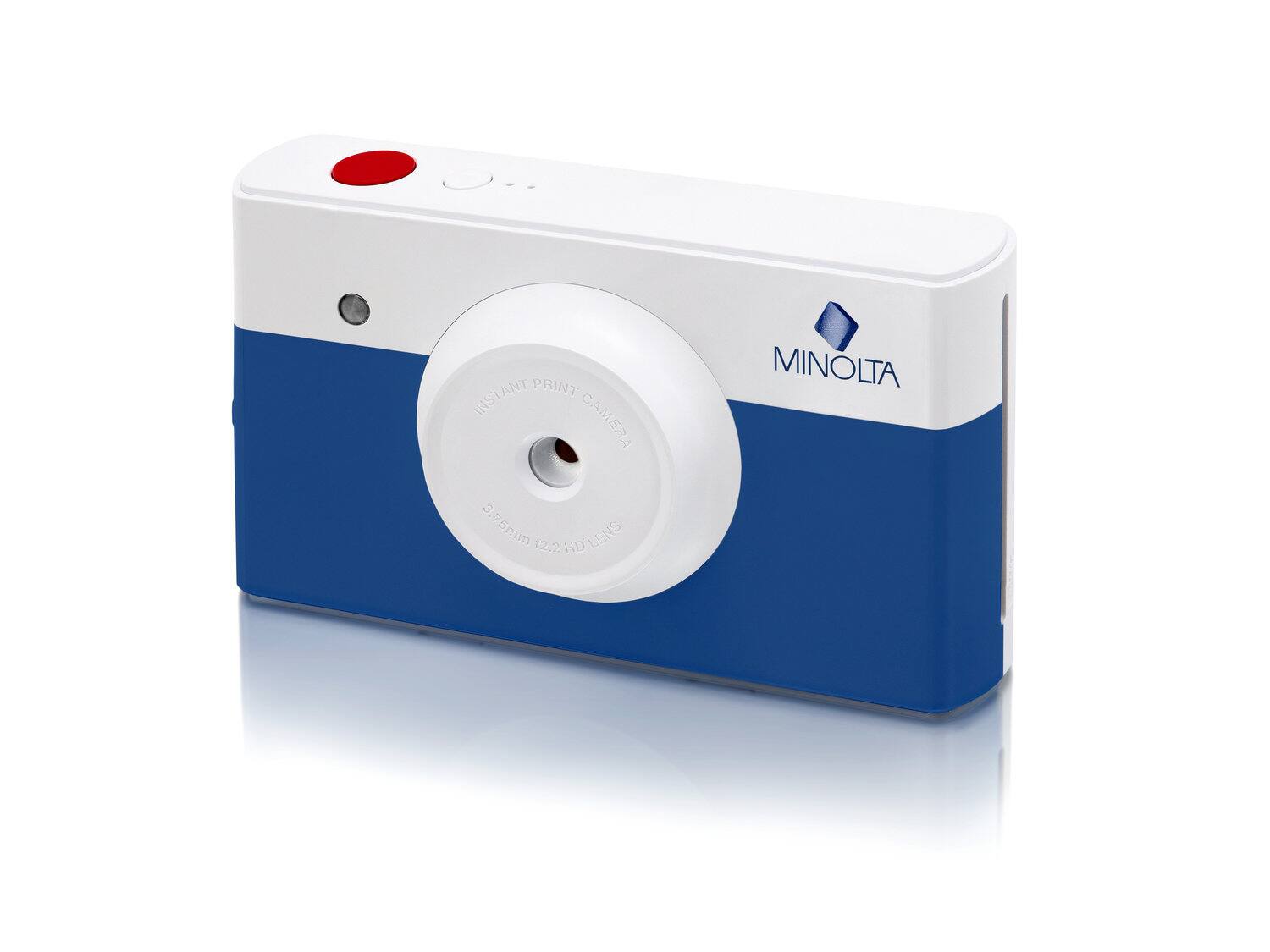 INSTANT PRINT CAMERA  
3.75mm 12.2 MP HD LENS  
MINOLTA