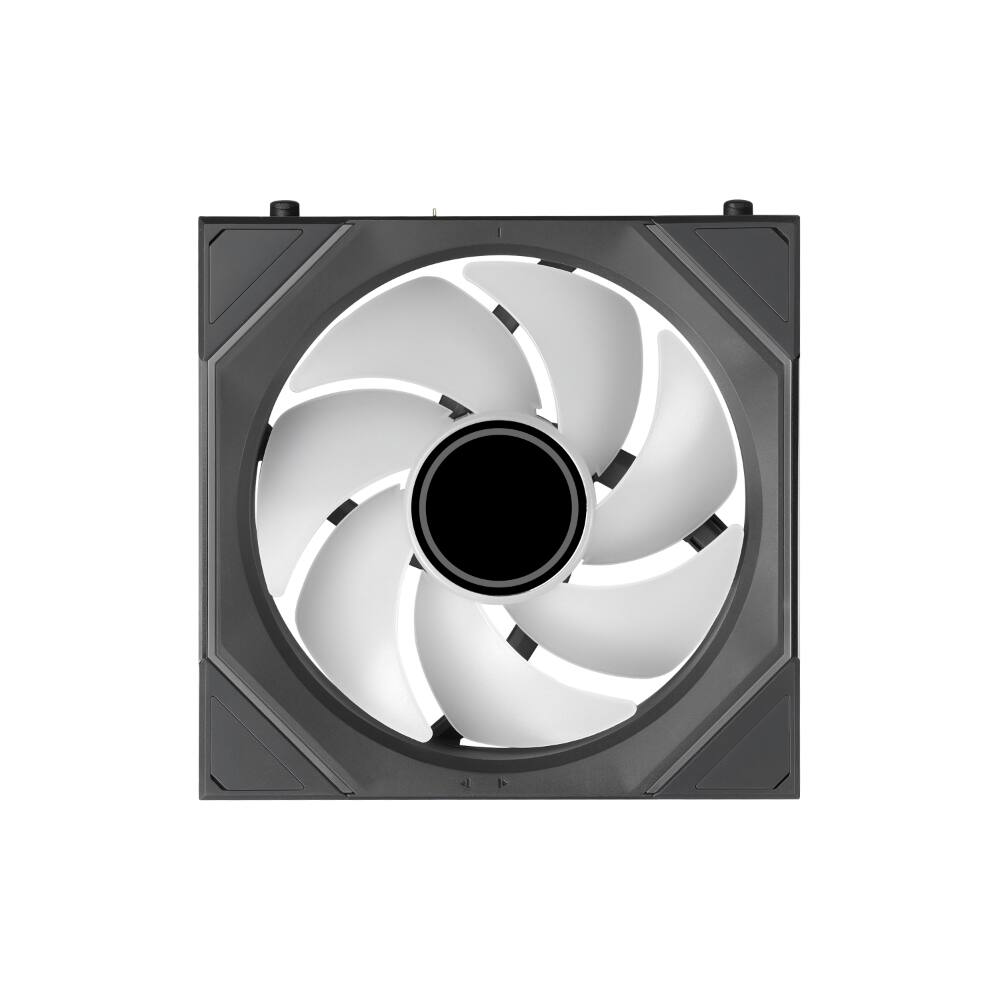 Back. Lian Li - UNI FAN SL Infinity Flex 120mm Normal Blade (NOT Reverse) ARGB Fan, Single Pack, Infinity Mirror,Controller Not Included - Black.