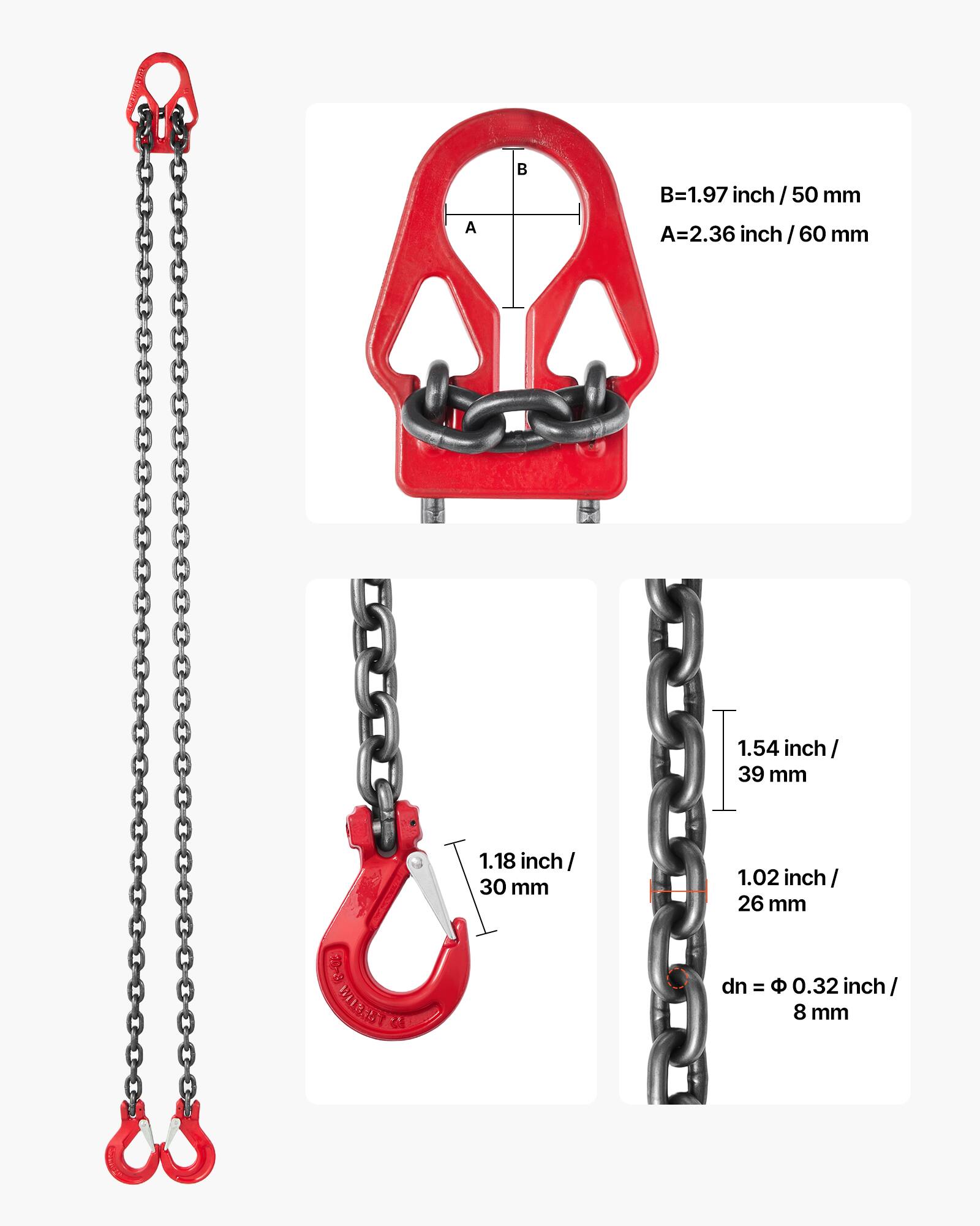 A

B=1.97 inch / 50 mm  
A=2.36 inch / 60 mm  
1.54 inch / 39 mm  
1.18 inch / 30 mm  
1.02 inch / 26 mm  
dn = 0.32 inch / 8 mm