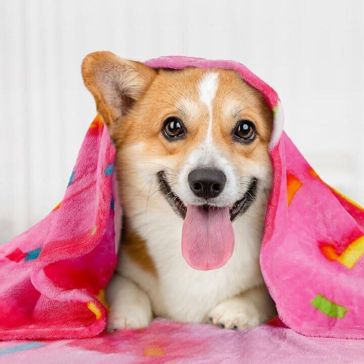 Alt View 1. Zulay Kitchen - Zulay Kitchen Donut Blanket 47 Inches - Novelty Big Round Pink Glazed for Adults and Kids - Pink Donut.