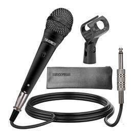 5 CORE - XLR Microphone Dynamic Mic Karaoke Singing Studio Handheld Mics -ND 58 BLK
