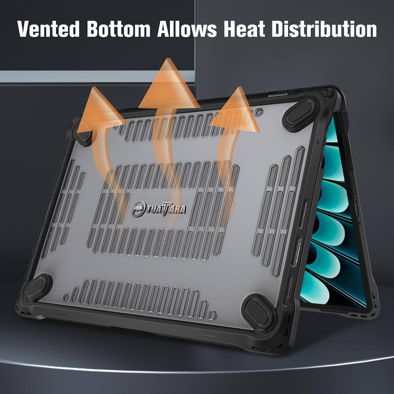 Vented Bottom Allows Heat Distribution