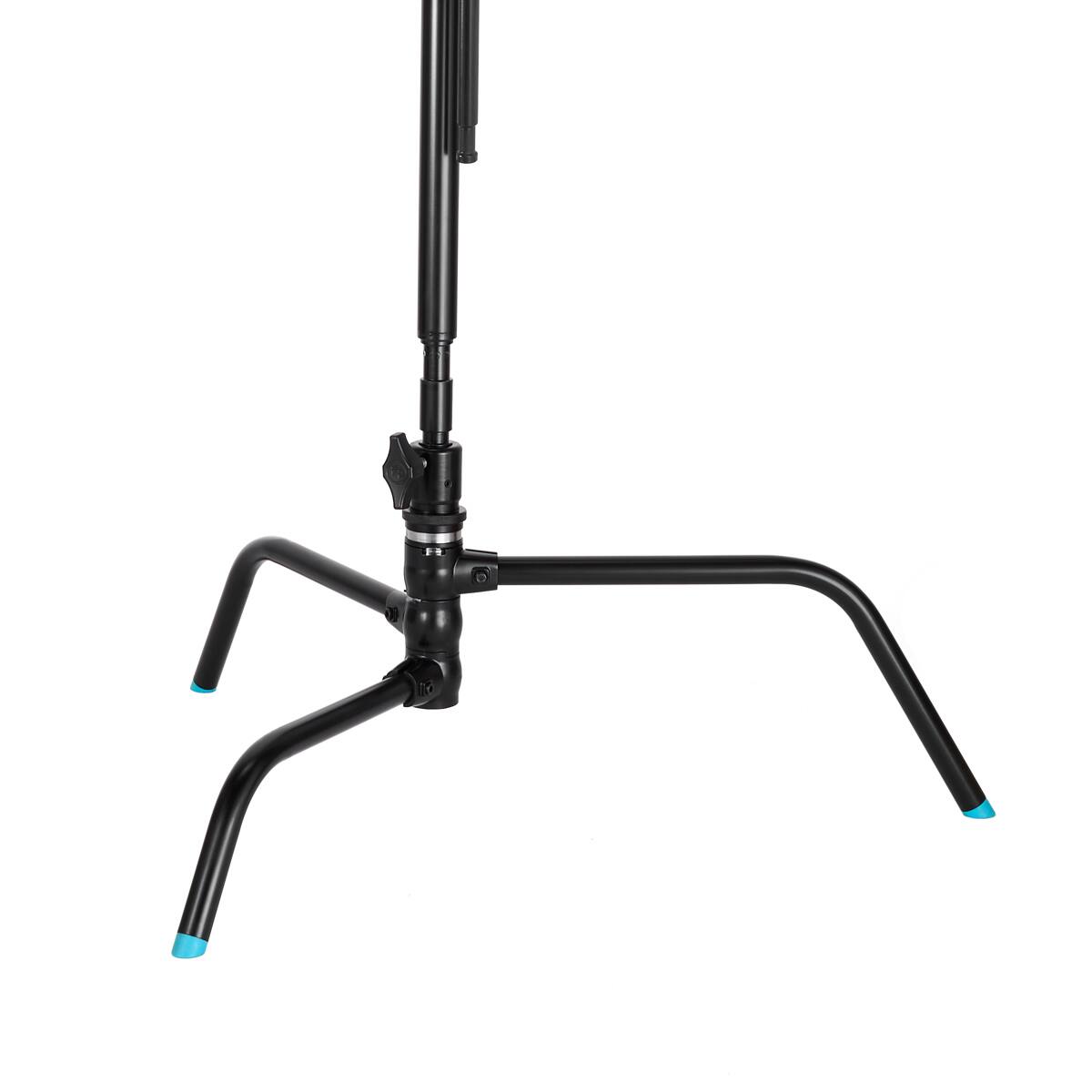 Alt View 9. Flashpoint - Flashpoint 40" QR Turtle Base C-Stand Kit, Grip Head  Arm, Black.