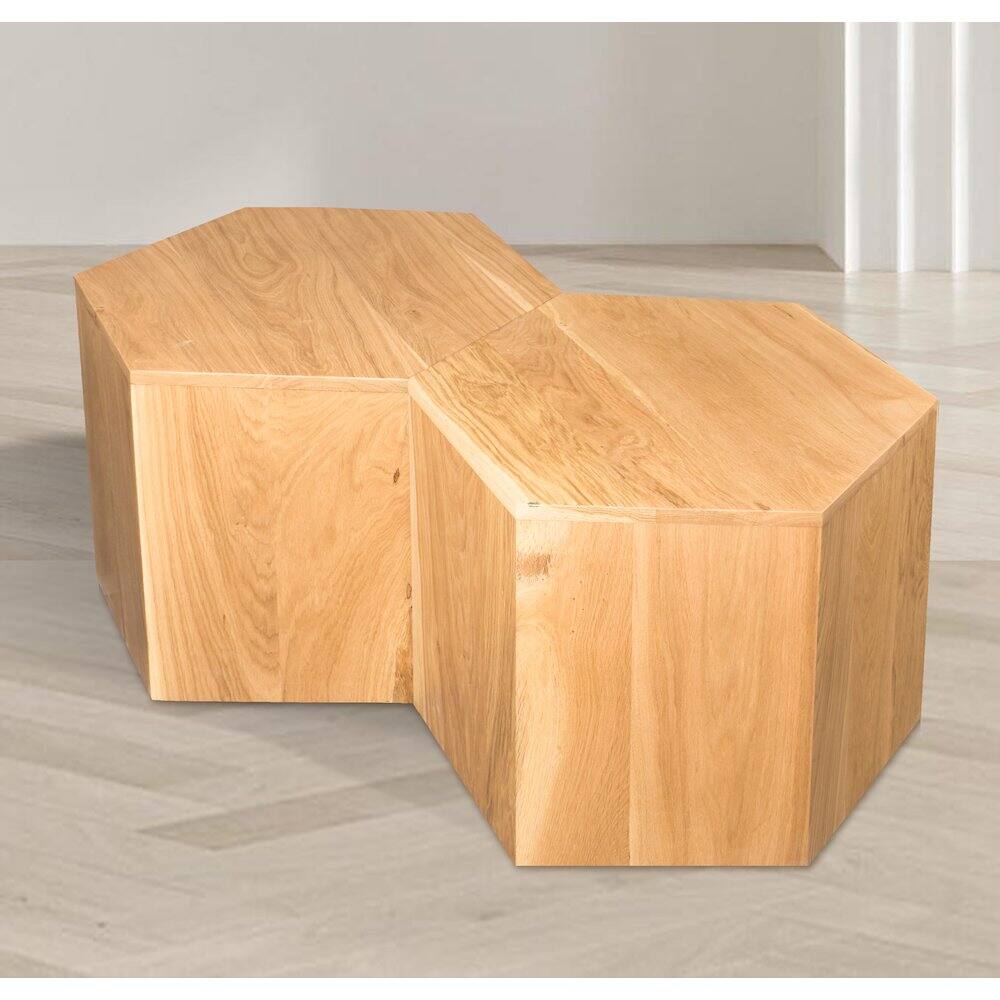 Alt View 1. Meridian Furniture - Eternal Natural Coffee Table - Brown.