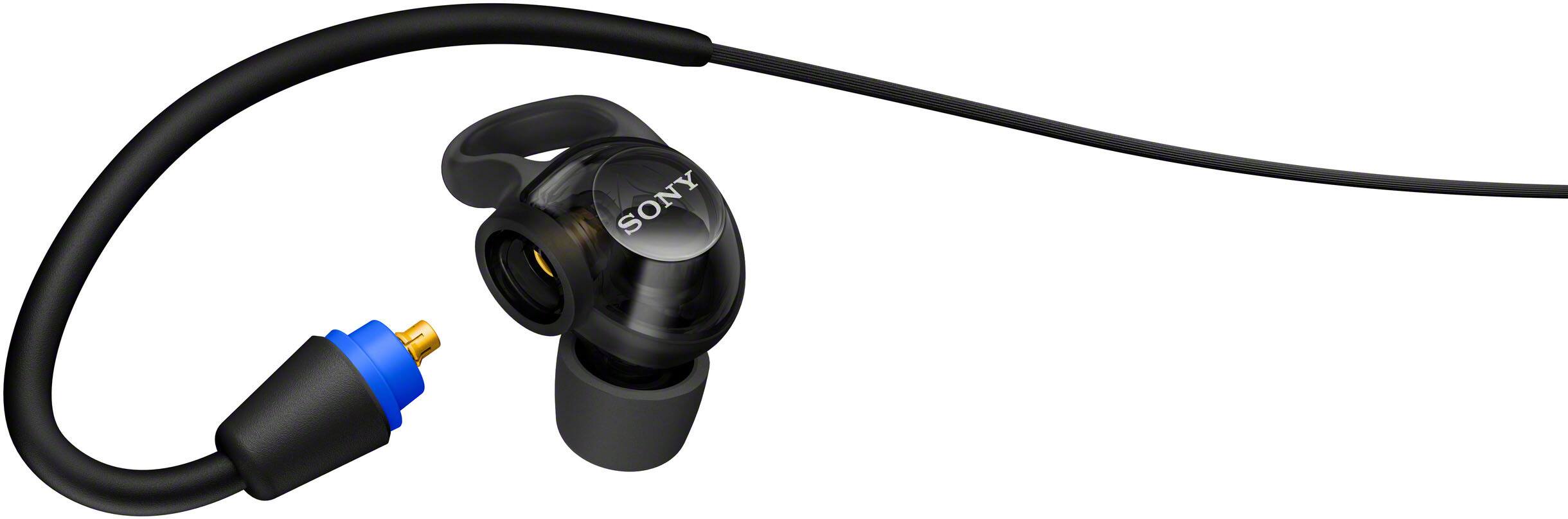 Alt View 1. Sony - IER-M500 In-Ear Monitor Earphones - Black.