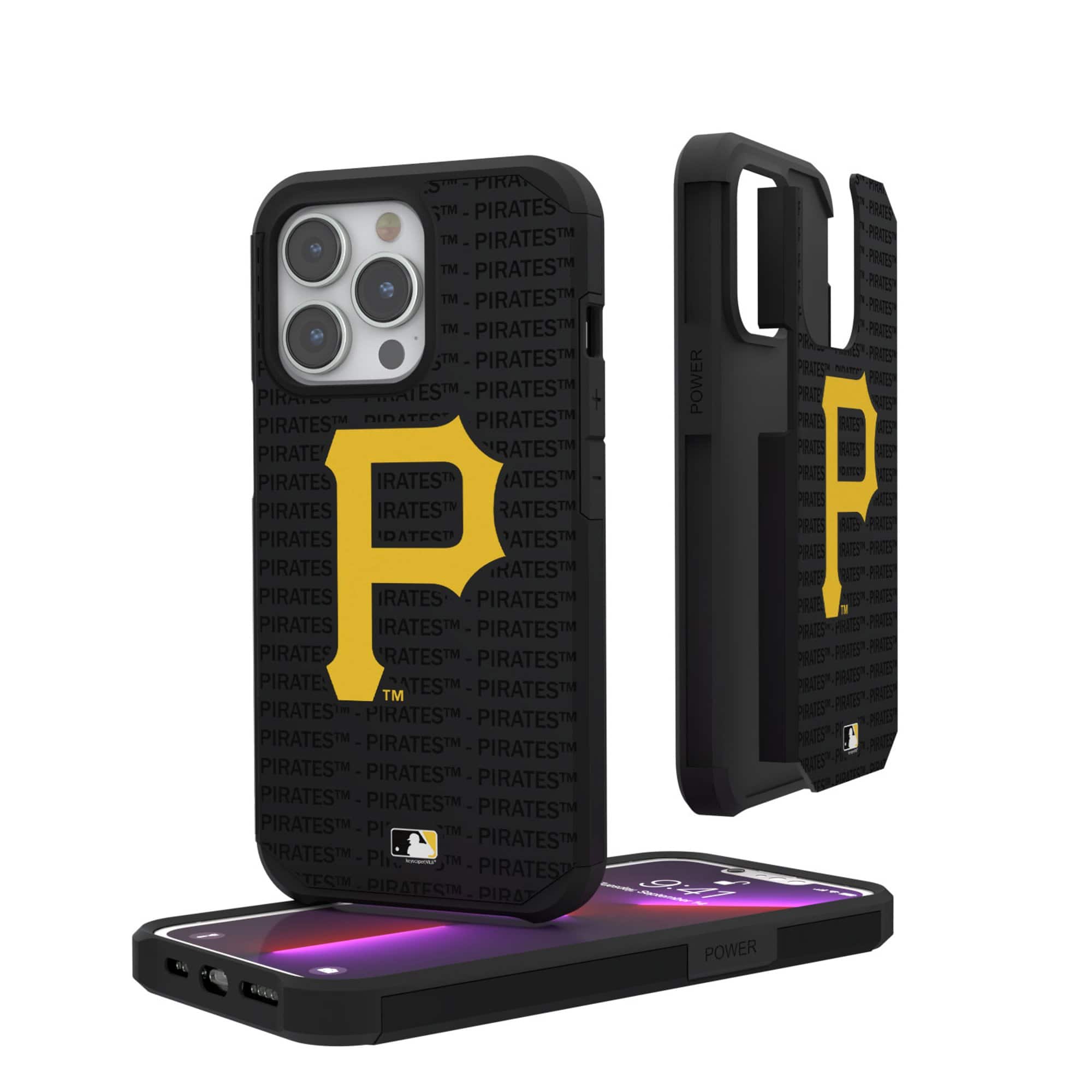 Keyscaper - MLB - Pittsburgh Pirates iPhone Text Backdrop Rugged Case - 12 mini/13 mini - Multicolor price history on PriceWatchPro