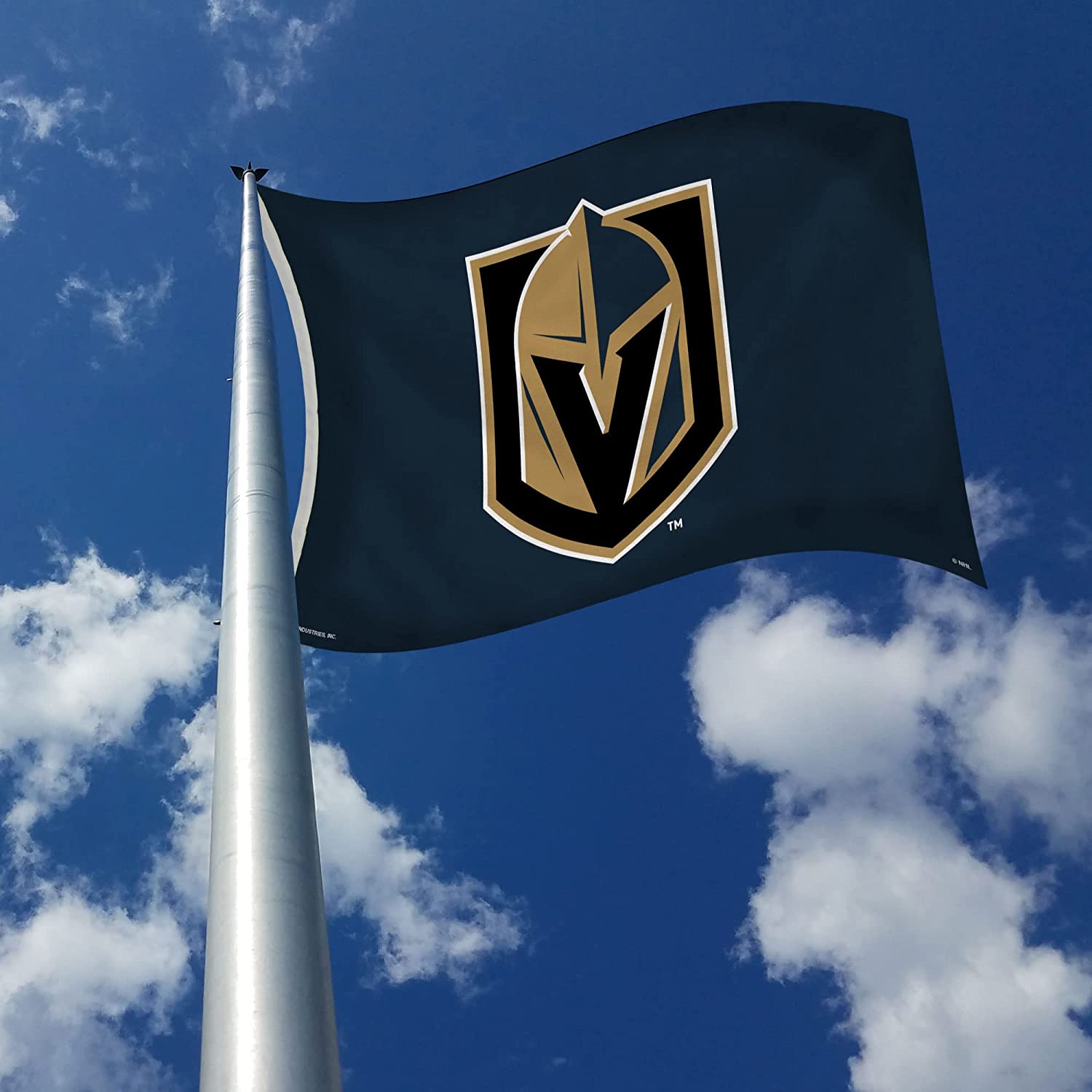 Alt View 1. Rico Industries - Las Vegas Golden Knights NHL 3X5 Indoor Outdoor Banner Flag - Multi.