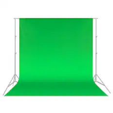 Front. Neewer - PRO 10x12ft Collapsible Polyester Photo Backdrop, Green, for Studio/Video/TV.