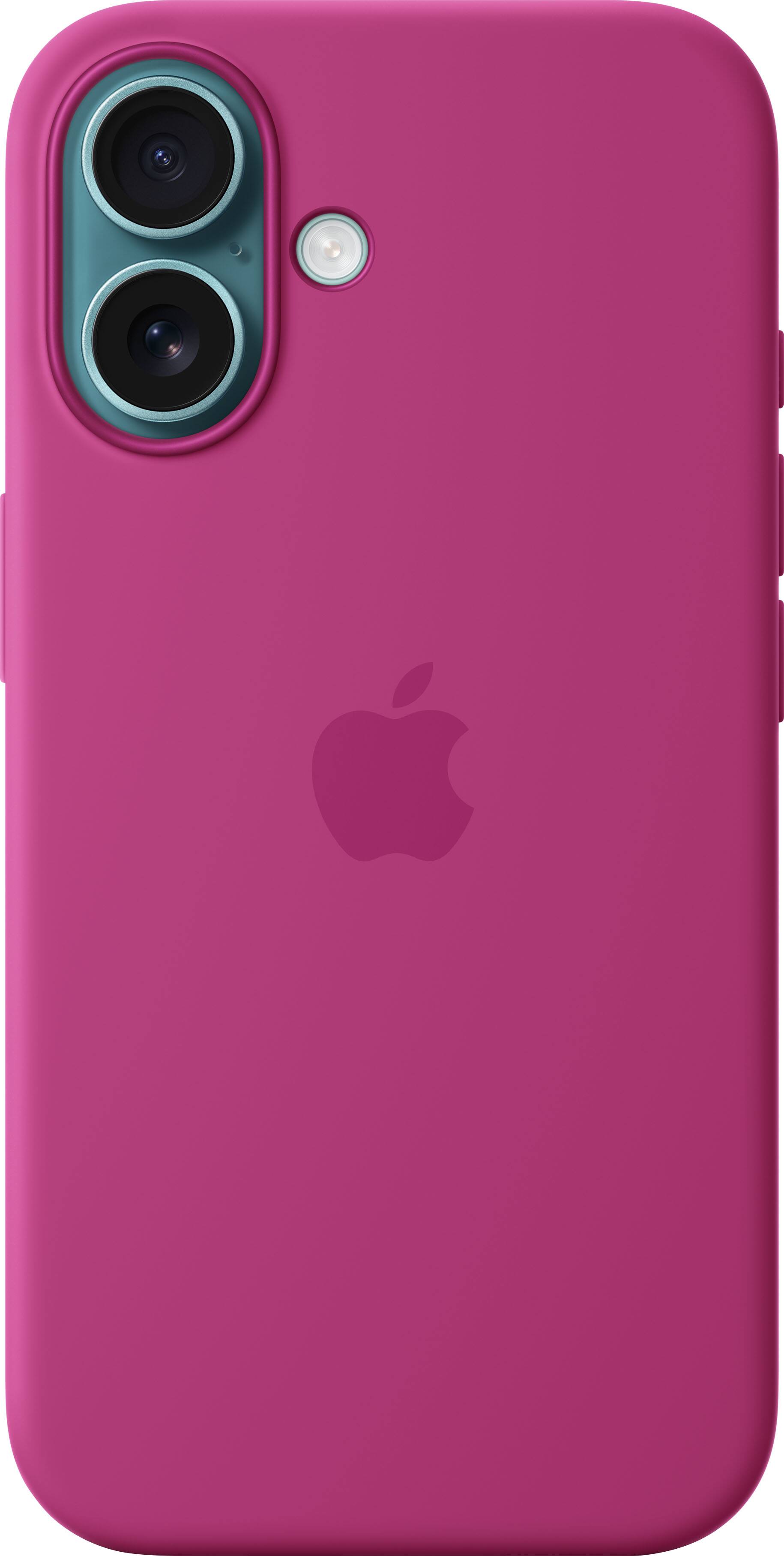 Alt View 11. Apple - iPhone 16 Silicone Case with MagSafe - Fuchsia.