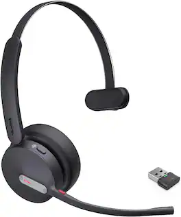 Yealink - Mono Wireless Bluetooth Headset with Microphone