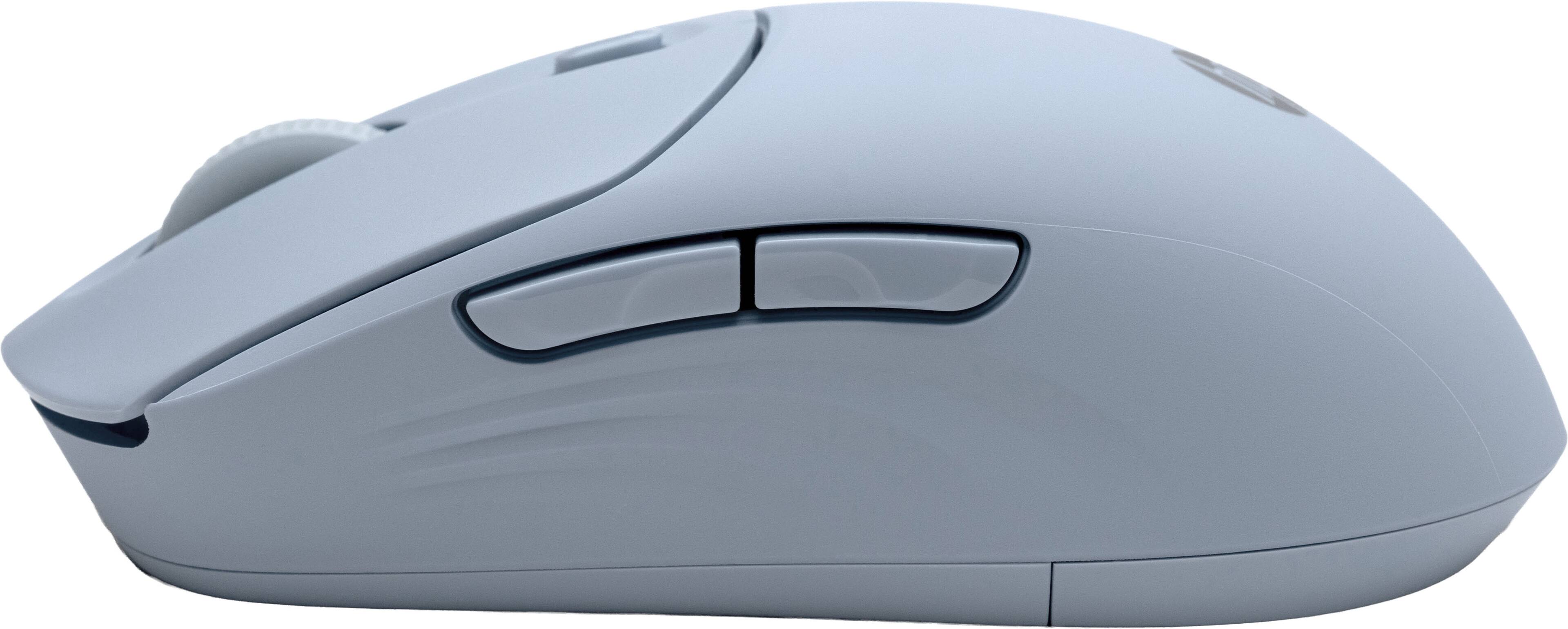 Left. HP - 400 Quiet Wireless Bluetooth Ambidextrous Mouse - Blue.