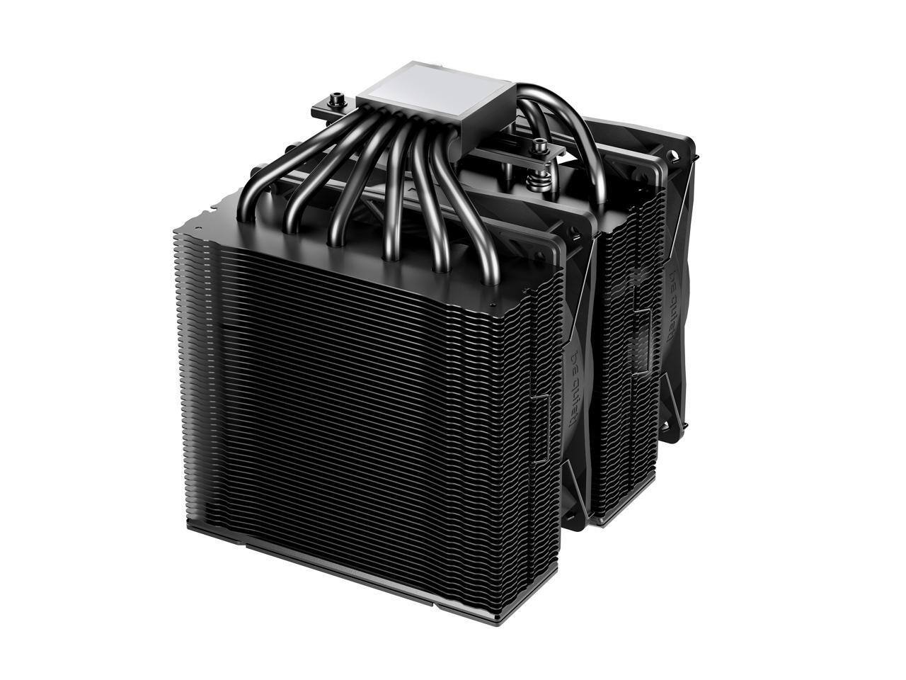 Back. be quiet! - be quiet! Pure Rock Pro 3 120mm Black CPU Cooler (Intel 1851/1700/1200/1150/1151/1155, AMD AM5/AM4) (BK042) - Black.