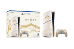 Sure, here is the corrected and grouped text from the image:
---
**SONY PS5**
**GHOST OF YOTEI**
**LIMITED EDITION**
**1TB**
**HDR**
**MATURE 17+**
**ESRB**
**MADE IN JAPAN**
**©2021**
**PlayStation**
**Ghost of Yotai**
**Limited Edition**
**PS5**
**1TB**
**HDR**
**MATURE 17+**
**ESRB**
**MADE IN JAPAN**
**©2021**
**PlayStation**
---
This text is derived from the visible elements on the packaging and console.