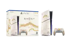 PlayStation 5 Console – Ghost of Yōtei Gold Limited Edition Bundle - PlayStation 5 - Front_Zoom
