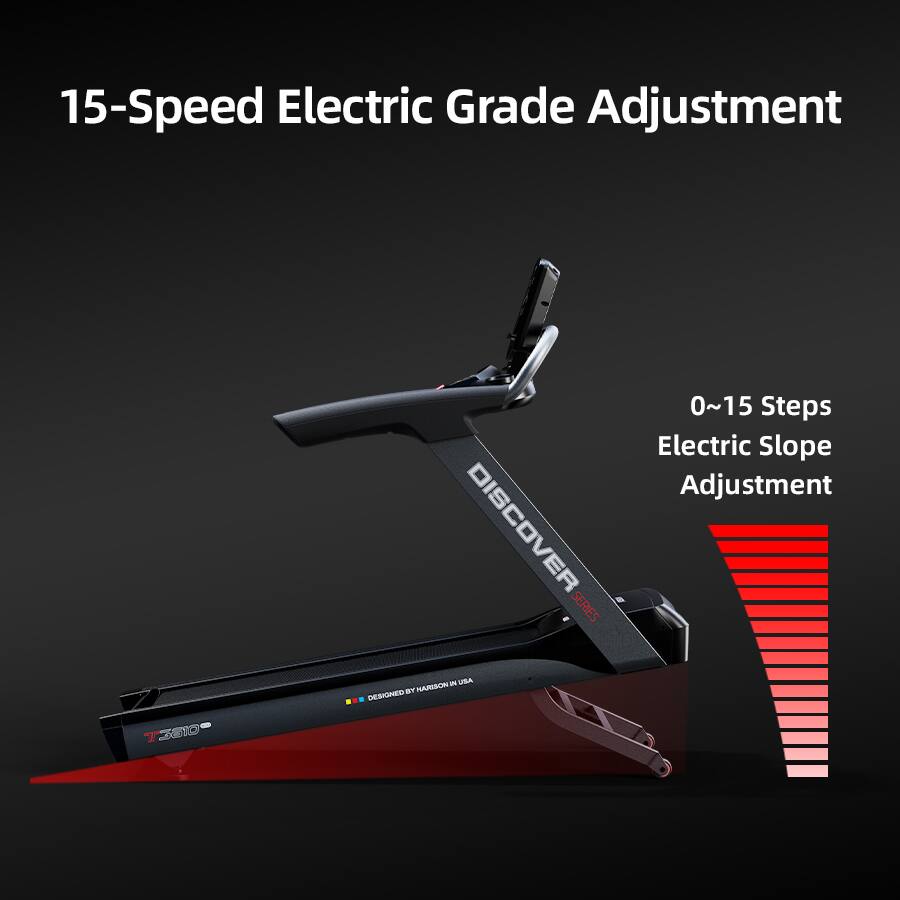 15-Speed Electric Grade Adjustment  
DISCOVER SERIES  
0~15 Steps Electric Slope Adjustment  
UBA WT HARIBON DESIGNED  
1501O 2 0