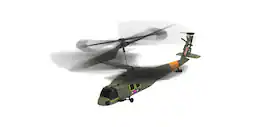 SYMA - S102H Black Hawk Style RC Helicopter with Altitude Hold, 2.4GHz Remote Control - Green