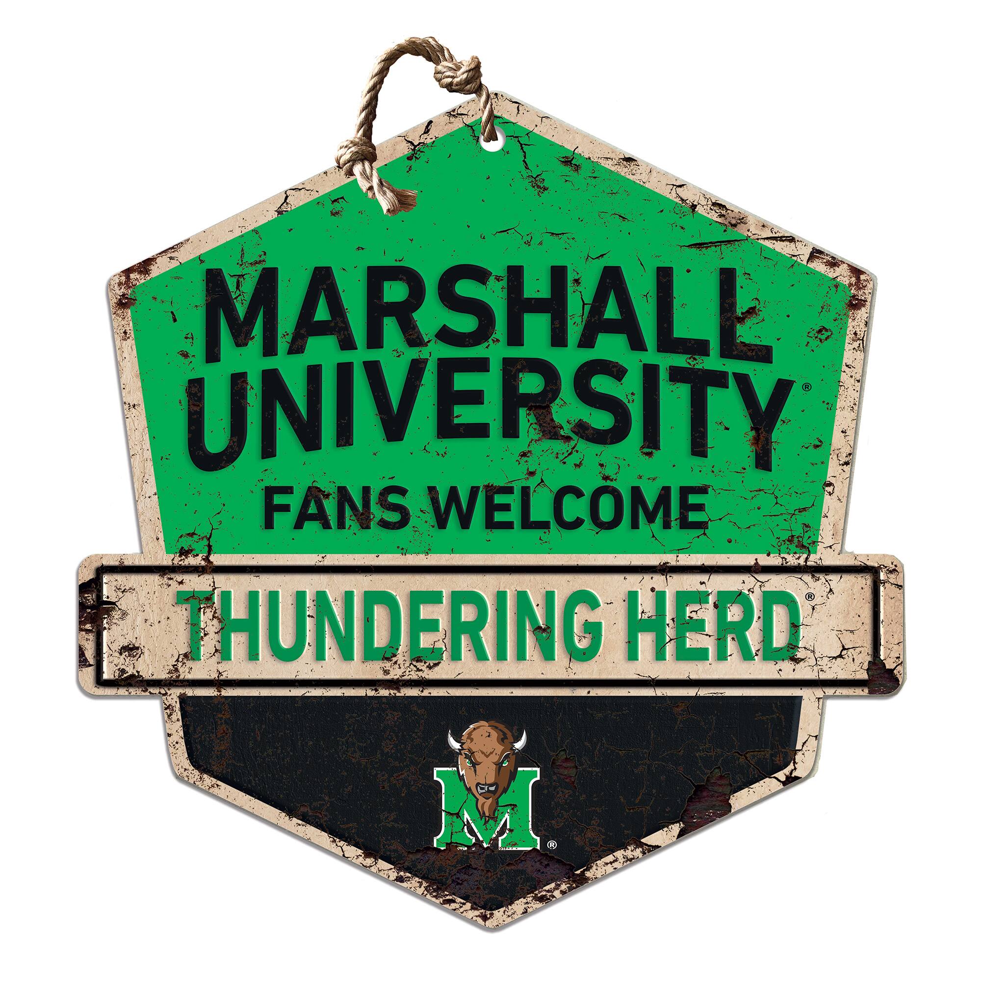 MARSHALL UNIVERSITY FANS WELCOME THUNDERING HERD