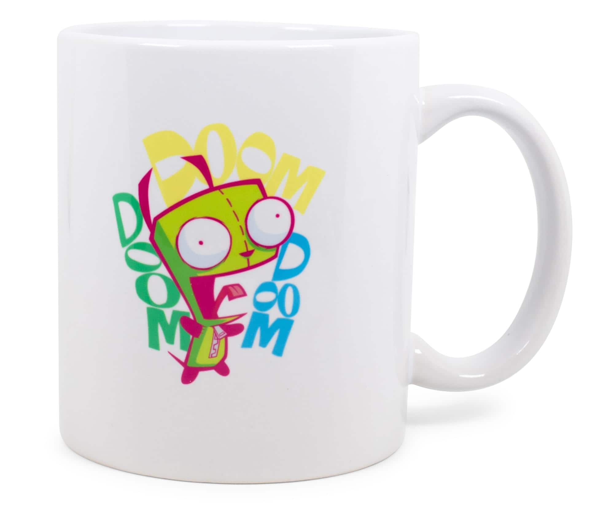 Surreal Entertainment - Nickelodeon Invader Zim "Doom Doom Doom" Ceramic Mug Exclusive | Holds 11 Ounces - White