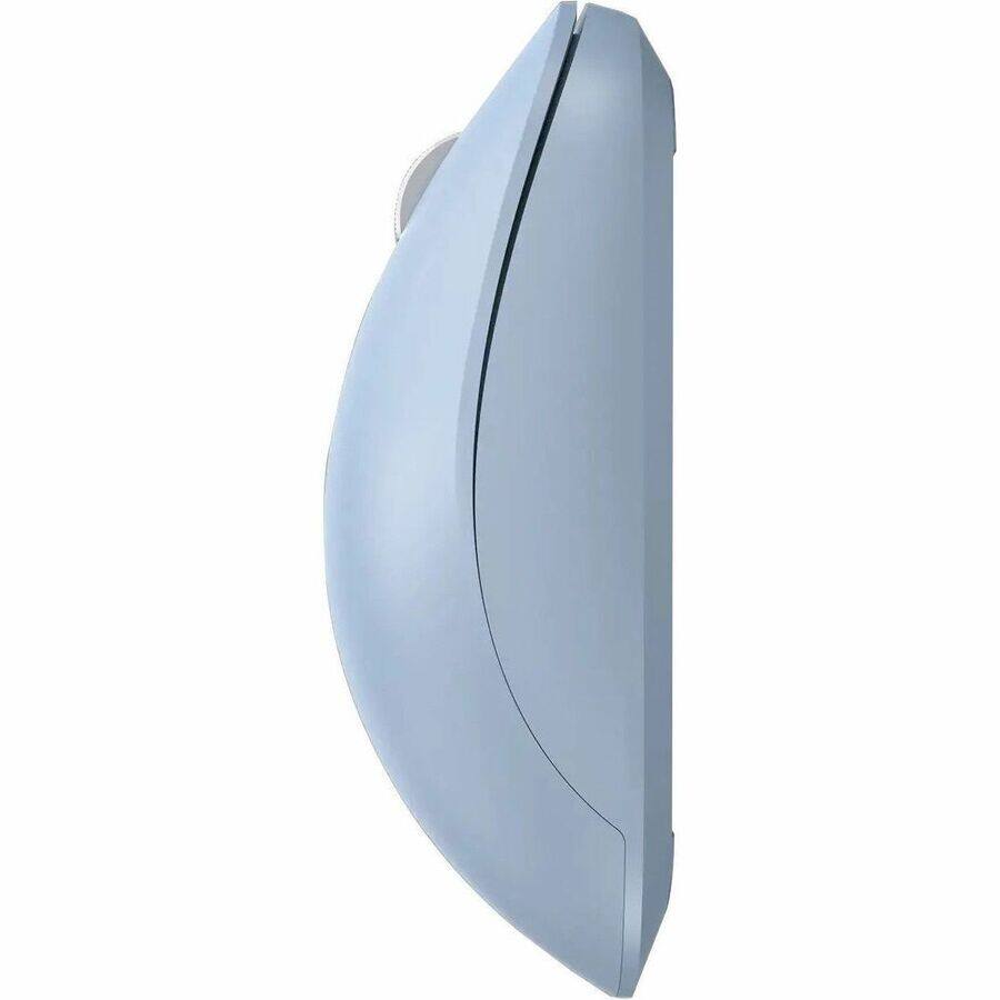 Alt View 4. Incase - Incase Designed by Microsoft Bluetooth Ergonomic Mouse - Optical - Wireless - Bluetooth - Pastel Blue - Scroll Wheel - 3 - Pastel Blue.