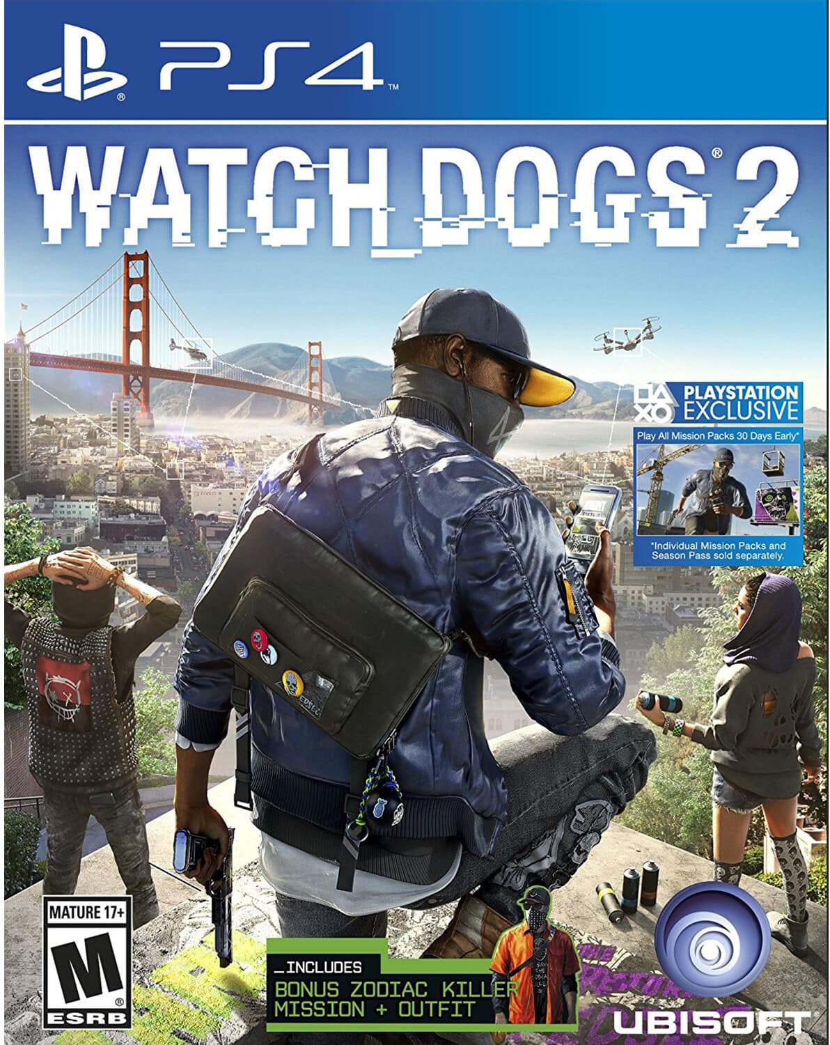 Playstation Watch Dogs 2 for PlayStation 4 VIDEOGAMES