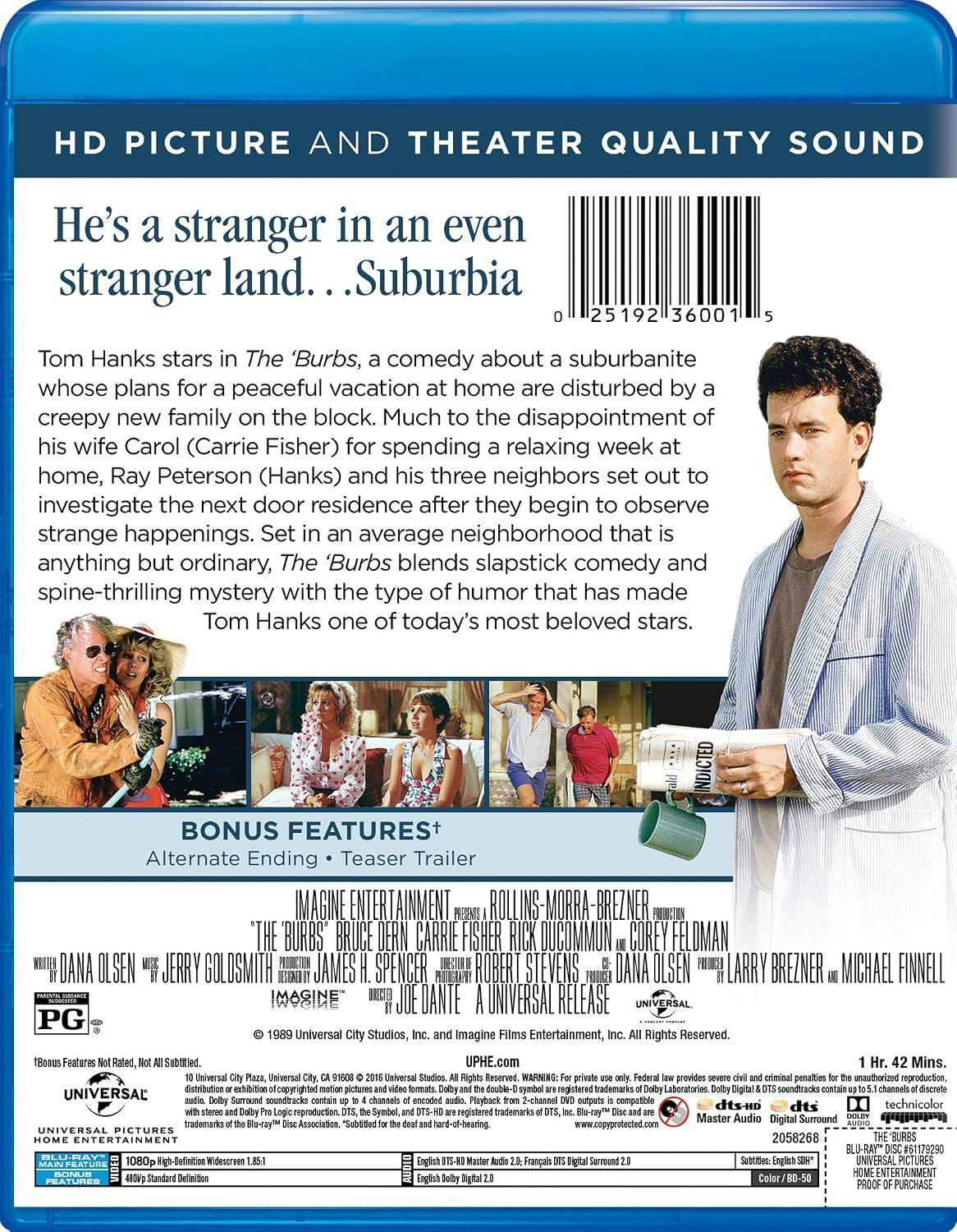 Angle. The 'Burbs [Blu-ray].