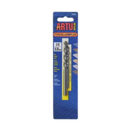 01 01435 ARTU USA PORCELAINIPLUS 1/4 6,35
For Hard Tile Para Losas Duras Pour Carreaux Durs
Rotary Only Rotative Unicamente Rotatif Uniquement
FORET PILOTE 01O BROCA PILOTO BIT PILOT BIT