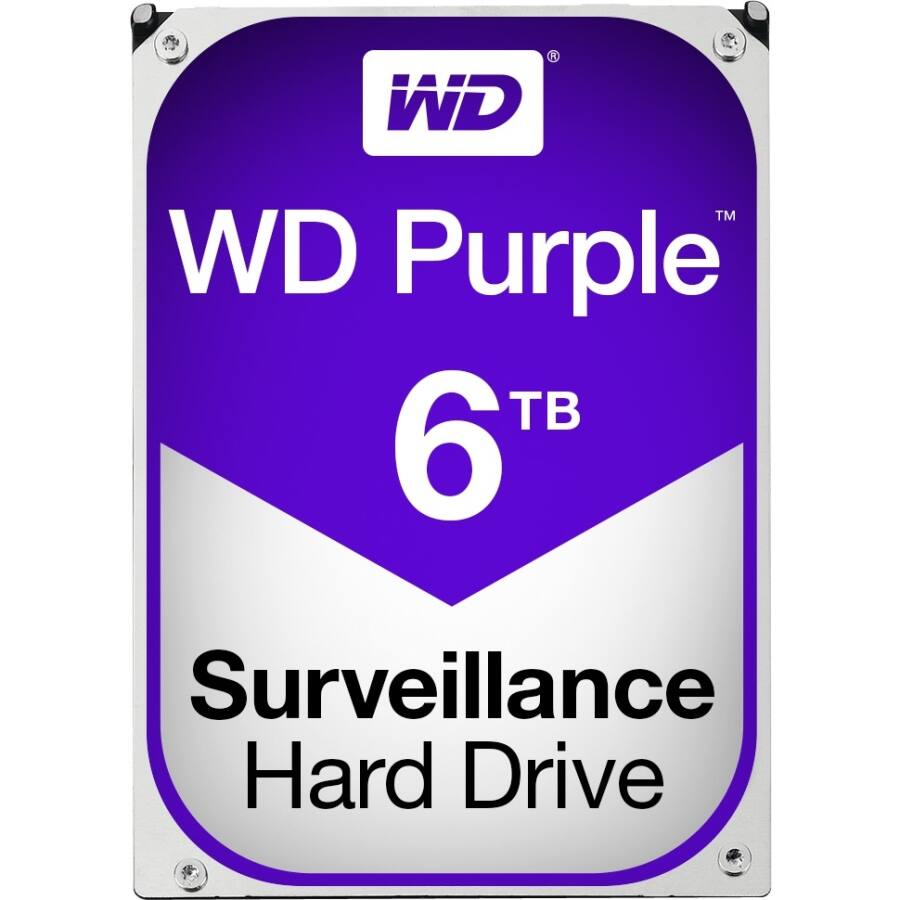 WD Purple 6TB Surveillance Hard Drive