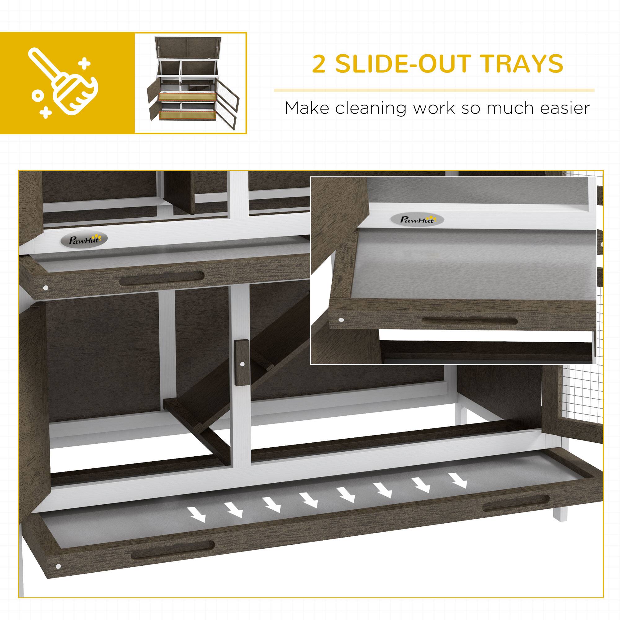 2 SLIDE-OUT TRAYS  
Make cleaning work so much easier