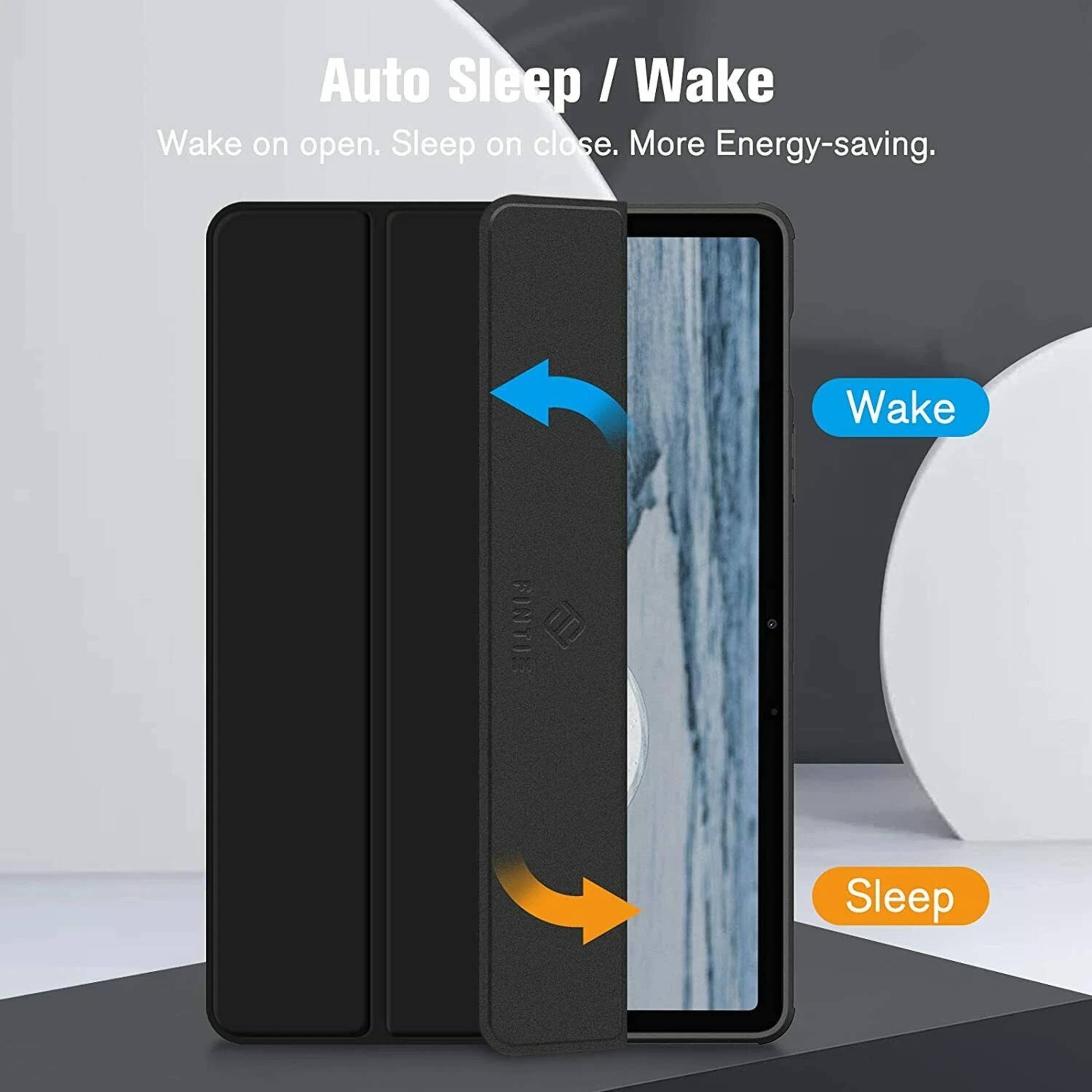 Auto Sleep / Wake  
Wake on open. Sleep on close. More Energy-saving.