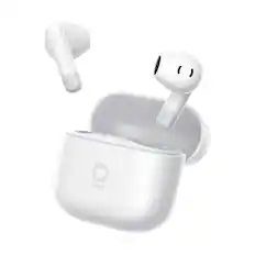 Front. Baseus - Baseus Bass BS2 Lite True Wireless In-Ear Earbuds,10 mm Driver,40-Hour Battery,2-Mic ENC,IP55,Bluetooth 6.0 - White - White.