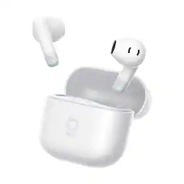 Baseus - Bass BS2 Lite True Wireless Earbuds,10 mm Driver,40-Hour Battery,2-Mic ENC,IP55 - White