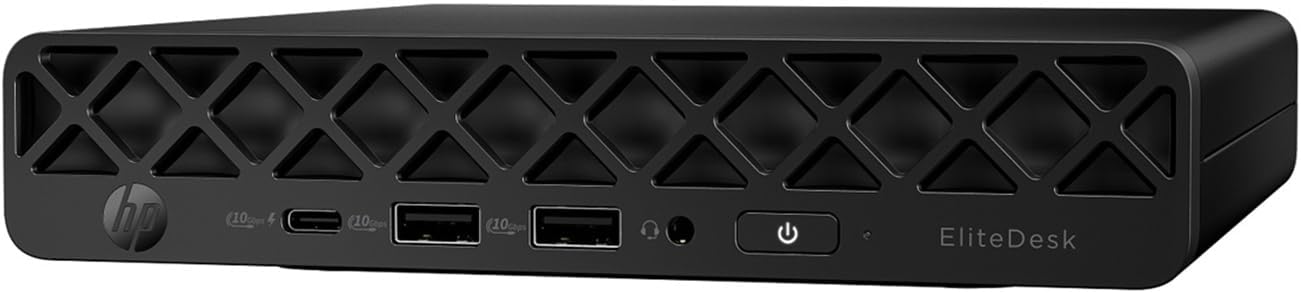 Alt View 8. HP - EliteDesk 8 Mini G1a Business Desktop - AMD Ryzen 5 220 with Radeon 740M Graphics - 16GB Memory - 512GB  SSD - Win 11Pro - Black.