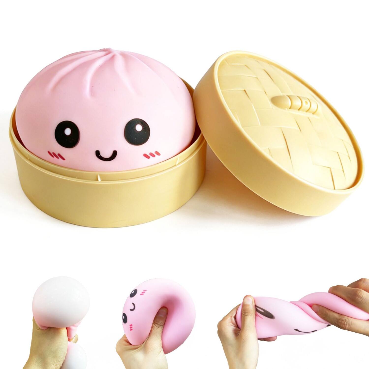 Left. Fun Storm - Fun Storm Mystery Squishy Marble Dumplings Blind Box (3 pcs).