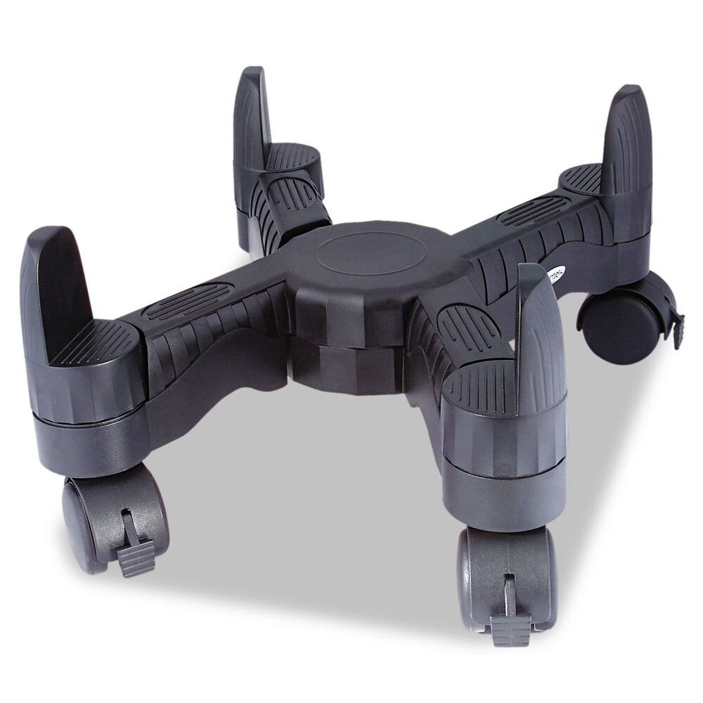 KanTek - CS200B 4.5 in. x 16 in. x 7 in. Mobile CPU Stand - Black
